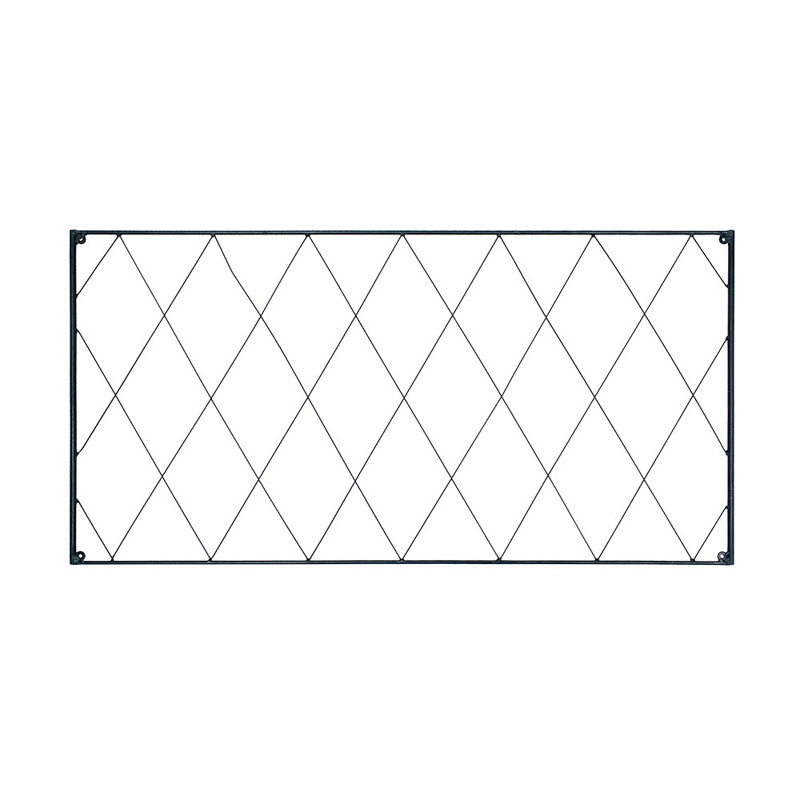 Symple Stuff Danielson 23'' H x 46'' W Iron Lattice Panel Trellis